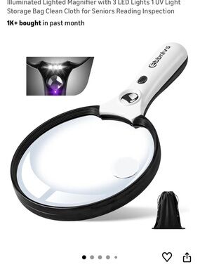 Brand new Handheld Magnifier glass with Light
